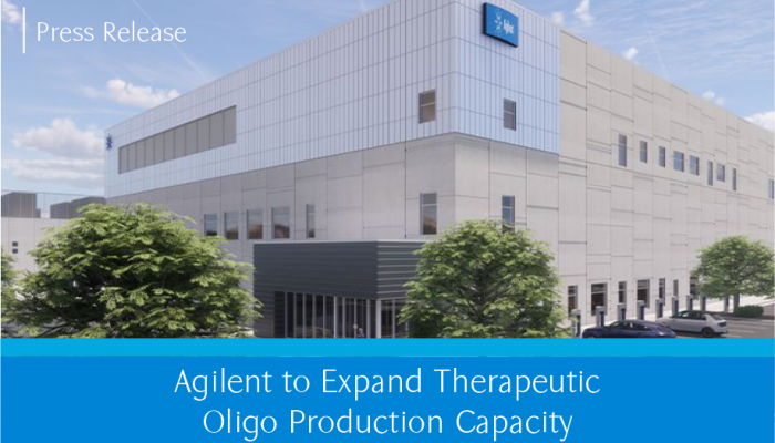 Agilent to Expand Therapeutic Oligo Production Capacity